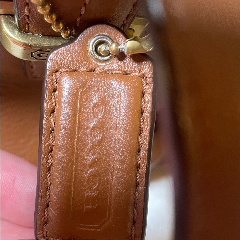 Coach Brown Leather Tote Bag - Picture 13 of 15